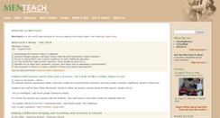 Desktop Screenshot of menteach.org